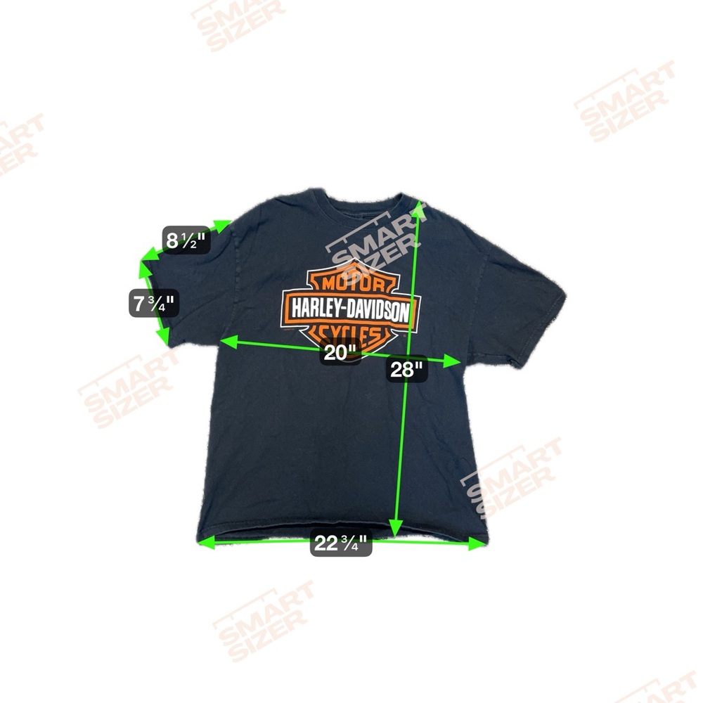 Harley-Davidson Charcoal Tee with Classic Logo - Picture 7 of 7